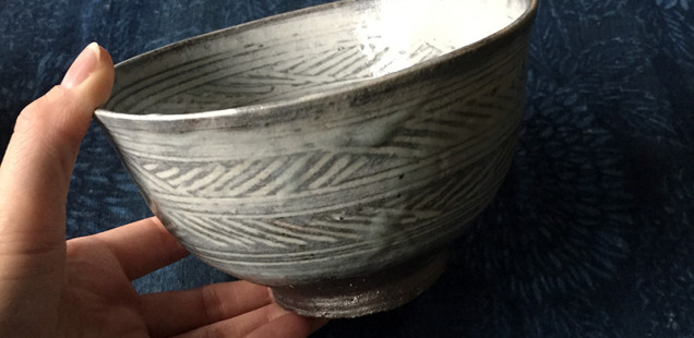 三島手のどんぶり